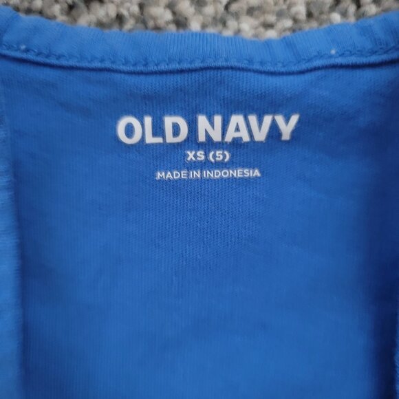 Girls Old Navy Blue Tank Dress XS - size 5, Pre-owned In Nice Condition! - Picture 3 of 10